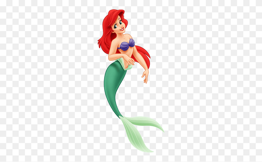 216x461 Ariel - Little Mermaid PNG