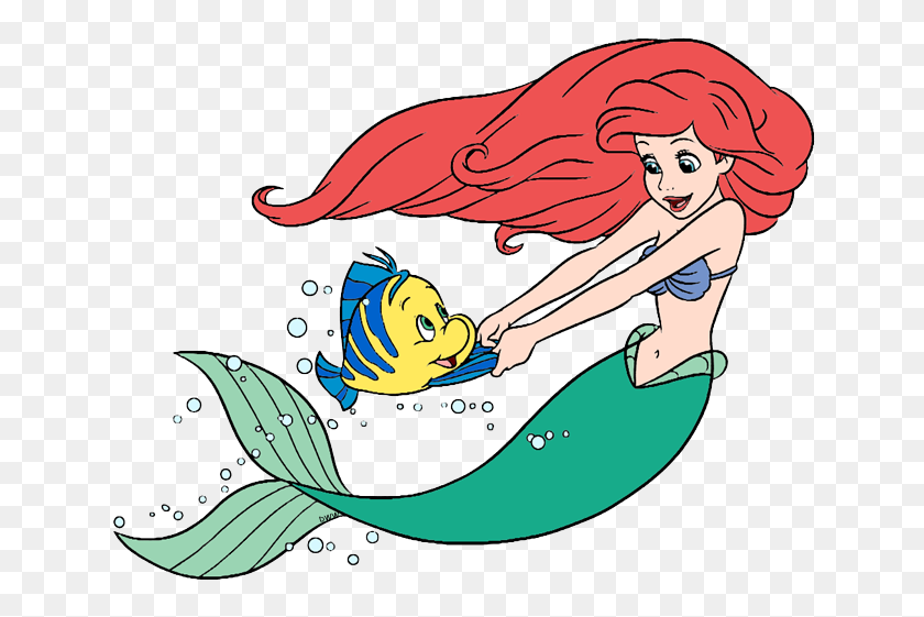 Ariel And Friends Clip Art Disney Clip Art Galore Flounder Png