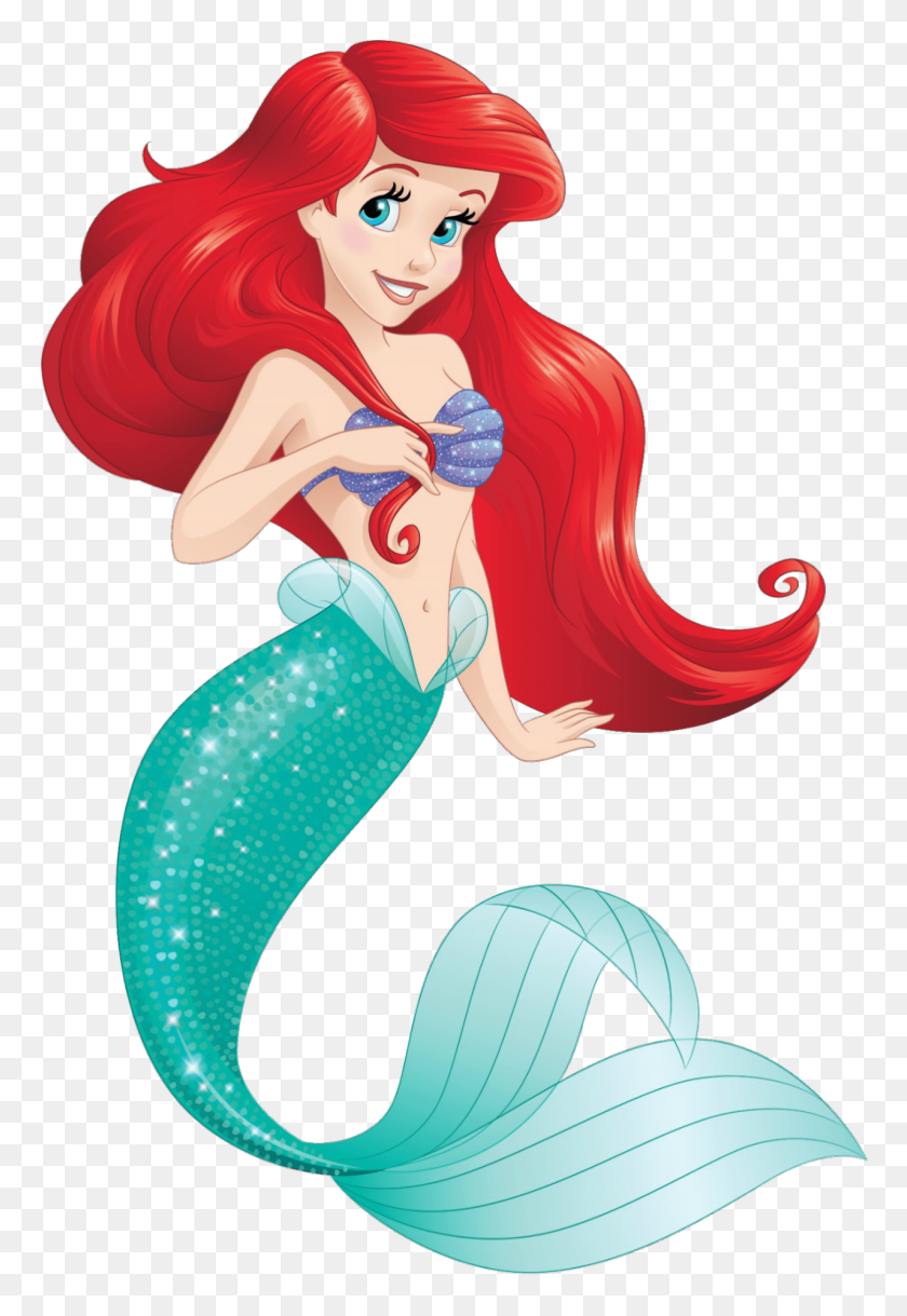 1280x1902 Ariel Mermaid Transparent Png - Mermaid PNG