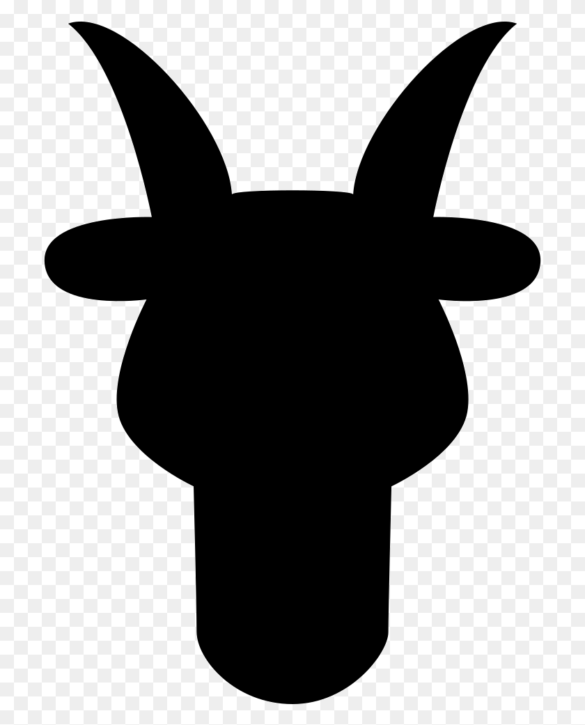 714x981 Aries Bull Head Front Shape Symbol Png Icon Free Download - Bull Head PNG