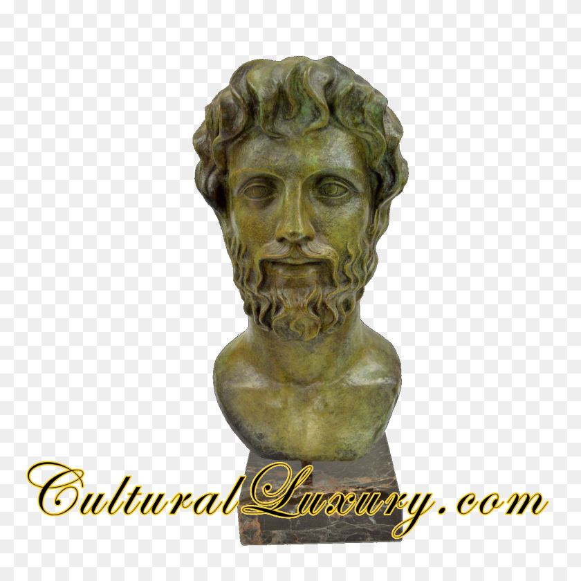 1500x1500 Aristotle Aristoteles Bronze Bust Ancient Greek Philosopher Great - Greek Statue PNG