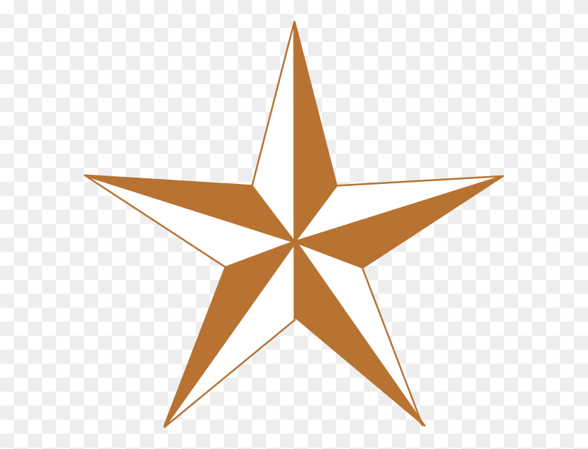 600x582 Аризона Медная Звезда Картинки - Медный Клипарт