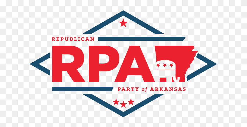 647x374 Арканзас Логотип Гоп - Республиканский Png