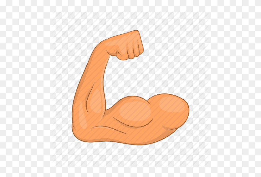512x512 Arm, Bic Cartoon, Fitness, Hands, Muscle, Sign Icon - Muscle Arm PNG