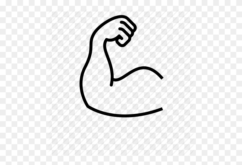 512x512 Arm, Bic Muscle, Strong Icon - Muscle Arm PNG
