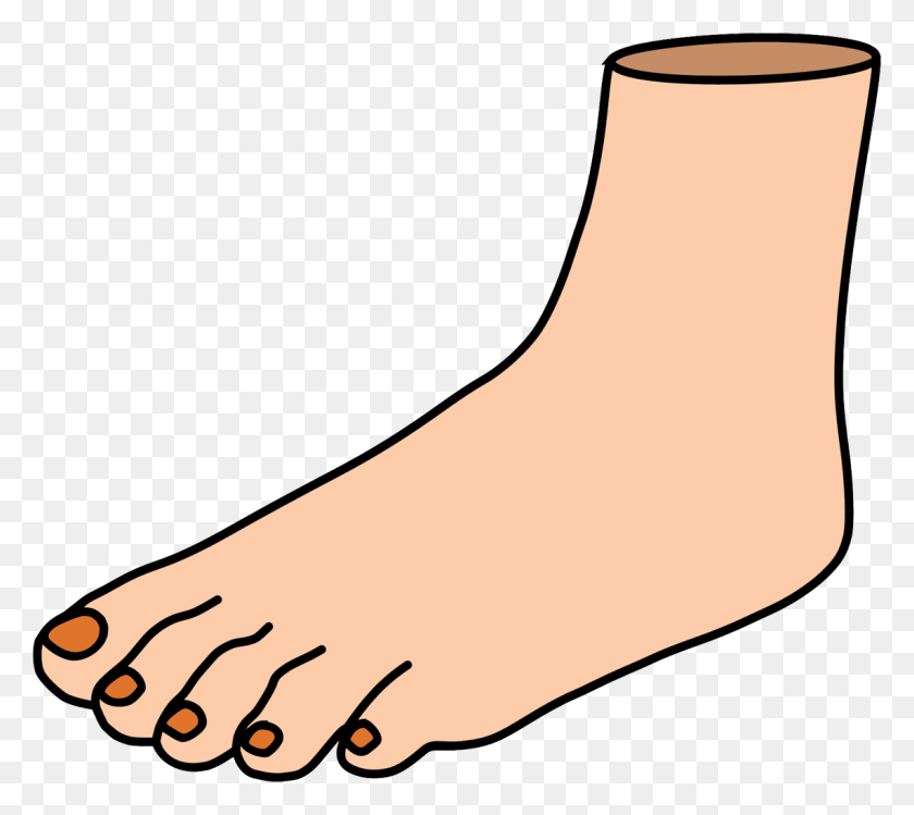 1141x1008 Arm Clipart Hand Foot - Foot PNG