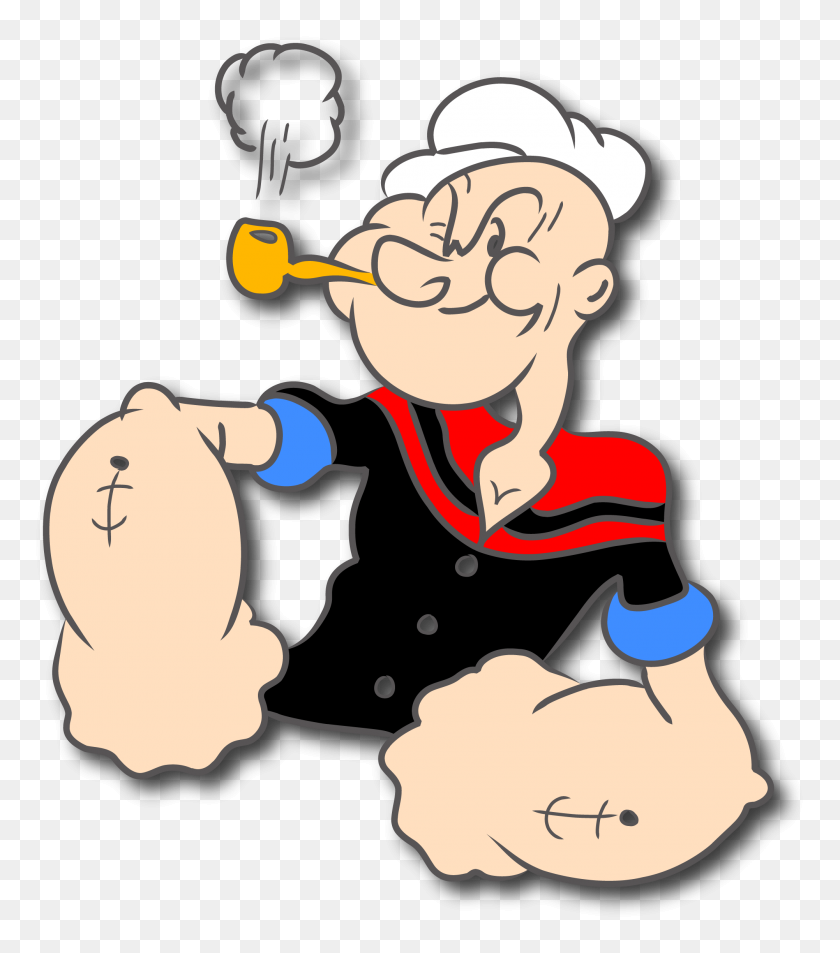 2002x2293 Arm Clipart Popeye - Strong Arm Clipart