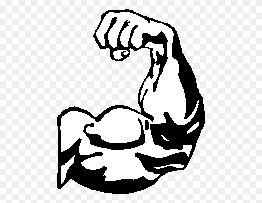 475x589 Arm Graphic Free Free Download On Unixtitan - Muscle Man Clipart