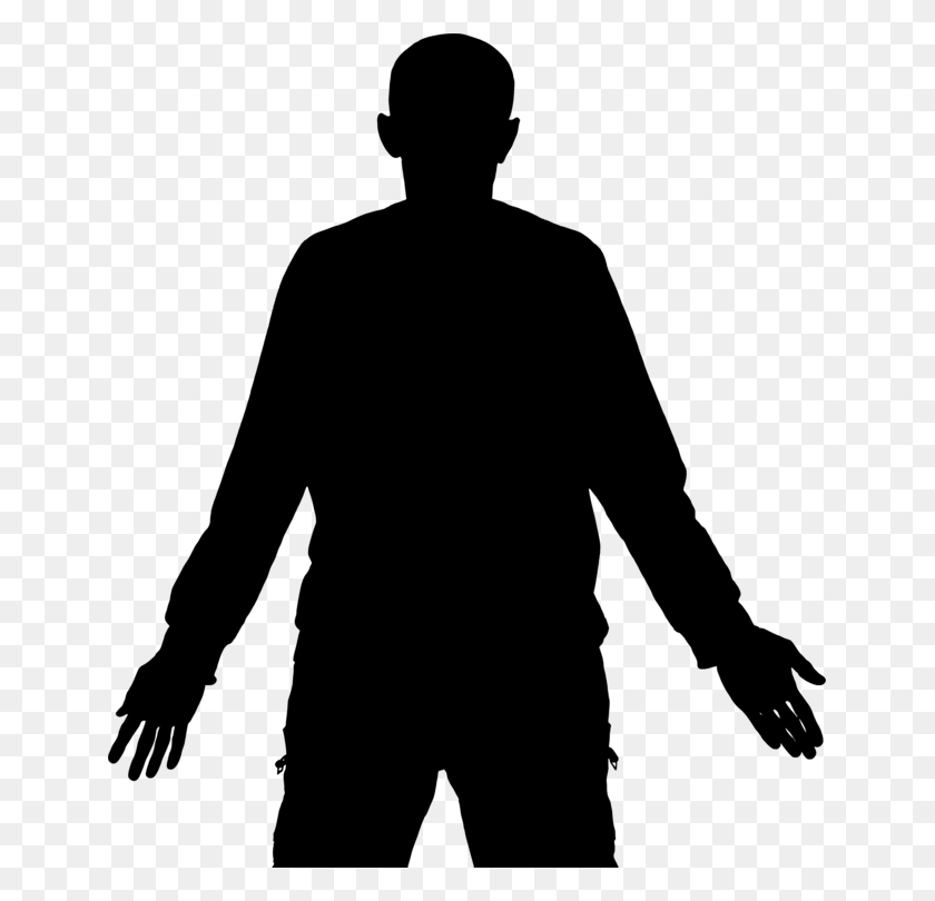 645x750 Arm Male Silhouette Man - Male Silhouette PNG
