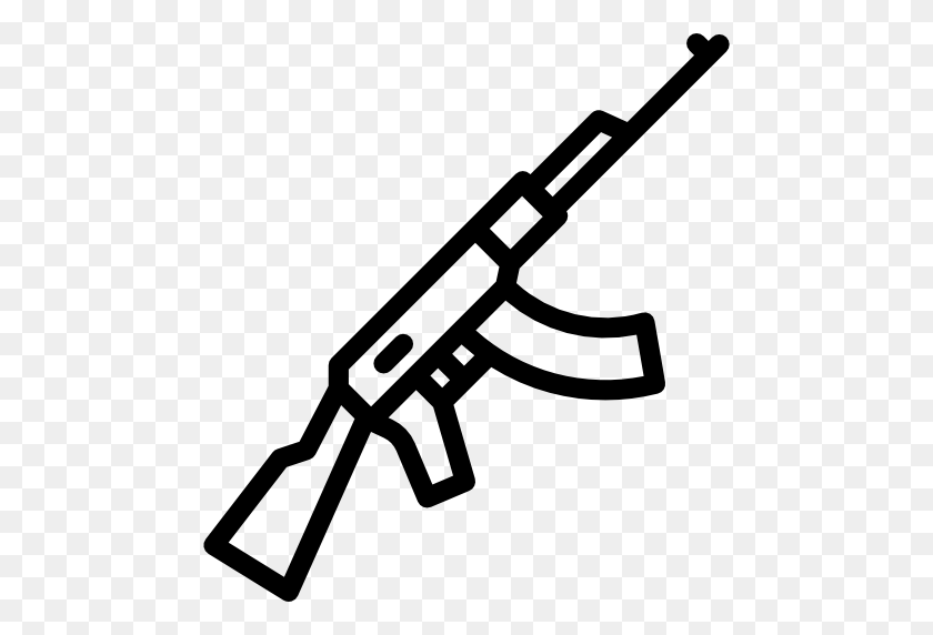 512x512 Brazo, Armas, Crimen, Escopeta, Pistola, Icono De Pistola - Clipart De Escopeta En Blanco Y Negro