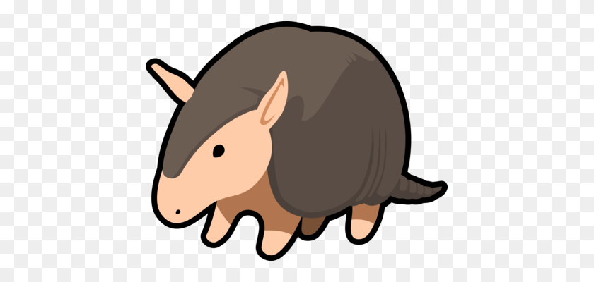 427x340 Armadillo Anteater Sloth Drawing Computer Icons - Aardvark Clipart