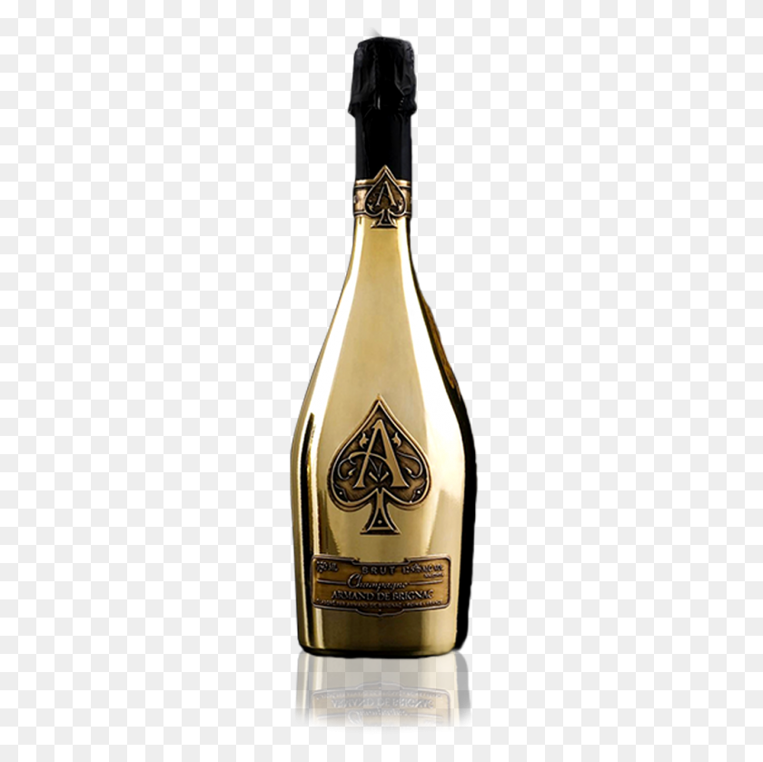 1000x1000 Арман Де Бриньяк Пиковый Туз Доставки Шампанского Лондон - Бутылка Шампанского Png