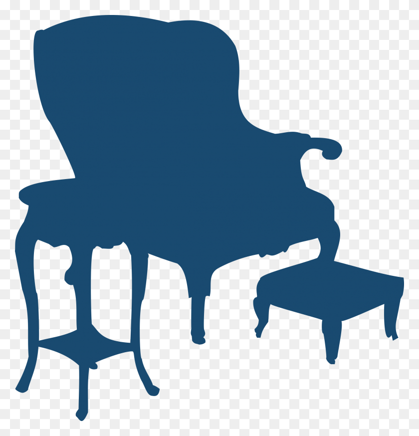 2297x2400 Armchair Clipart Low Table - Low Clipart