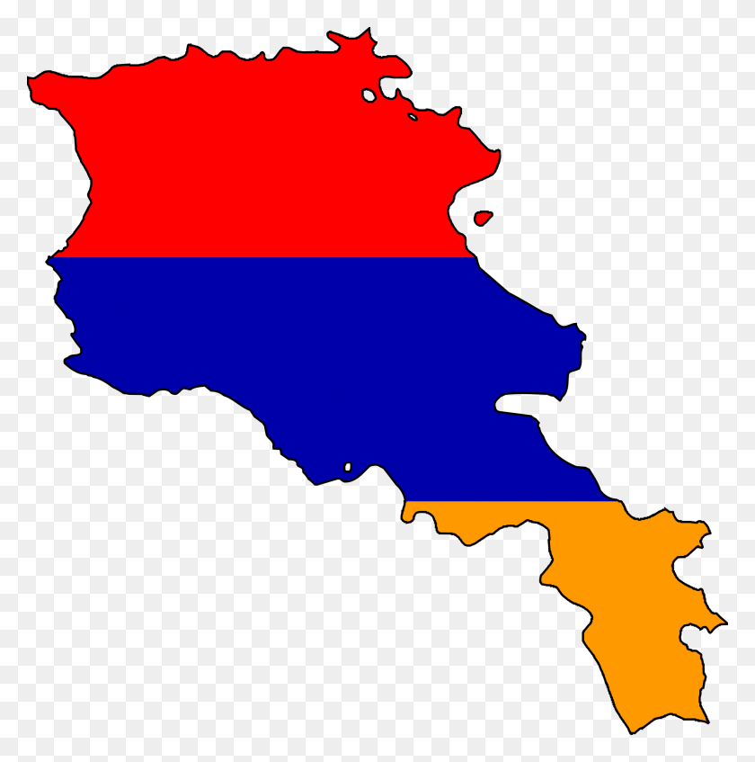 2048x2069 Флаг Армении На Карте Армении - Нацистский Флаг Png