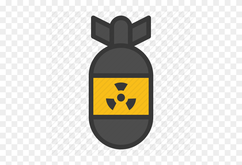 512x512 Армия, Бомба, Сила, Военные, Ядерная Бомба, Значок Оружия - Ядерная Бомба Png