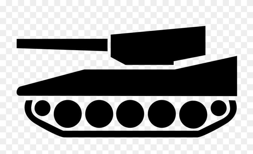 1280x743 Army Clipart Tank - Army Clipart Blanco Y Negro