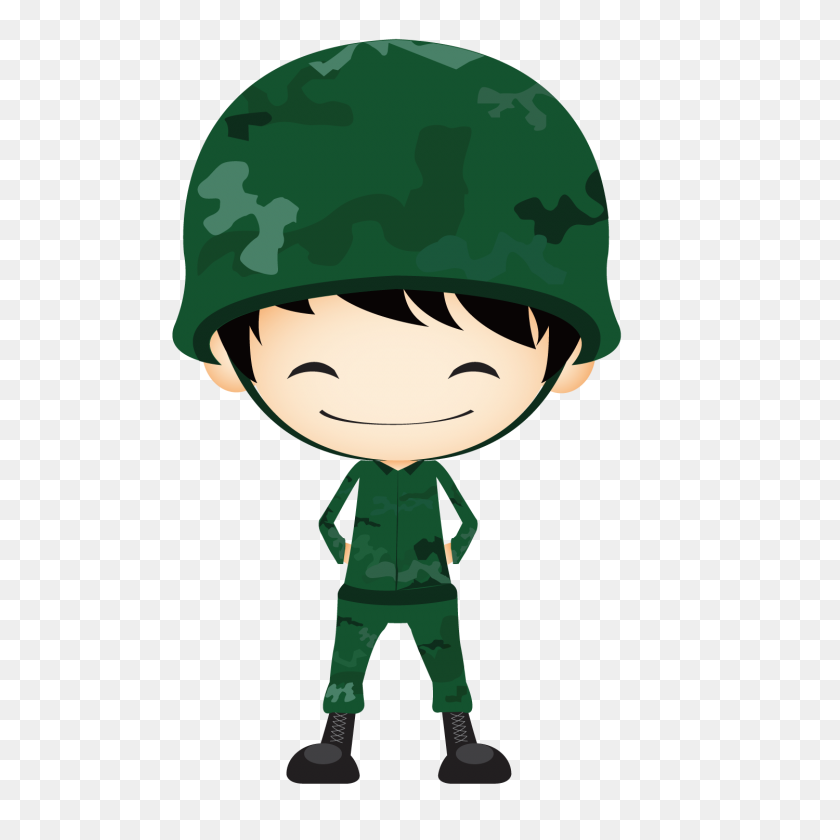 1500x1500 Army Soldier Clip Art - Camouflage Clipart