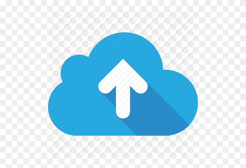 512x512 Arrow, Arrows, Blue, Clouds, Cloudy, Loading, Top, Up Icon - Blue Clouds PNG