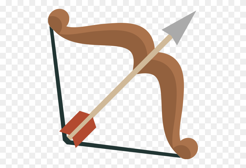 512x512 Arrow, Arrows, Bow, Hunting, Shoot, Weapon Icon - Bow And Arrow PNG