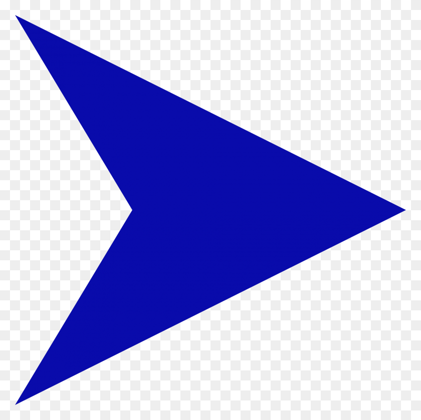 2000x2000 Flecha Azul Derecha - Flecha Azul Png