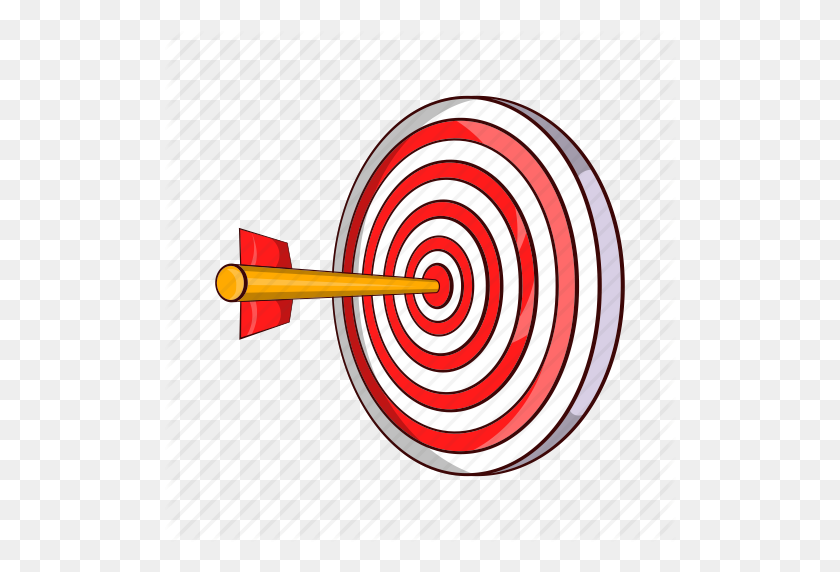 512x512 Arrow, Cartoon, Dart, Dartboard, Goal, Success, Target Icon - Dart PNG