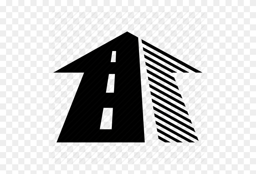512x512 Arrow, Direction, Drive, Lane, Navigation, Road, Straight Icon - Straight Road PNG