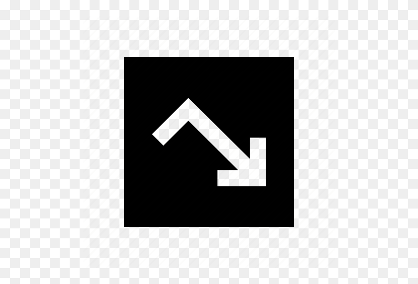 512x512 Arrow, Down, Negative, Pointing Icon - Arrow Pointing Down PNG