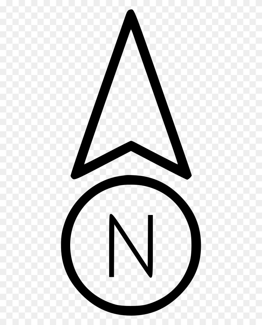 450x980 Arrow North Direction Png Icon Free Download - North PNG