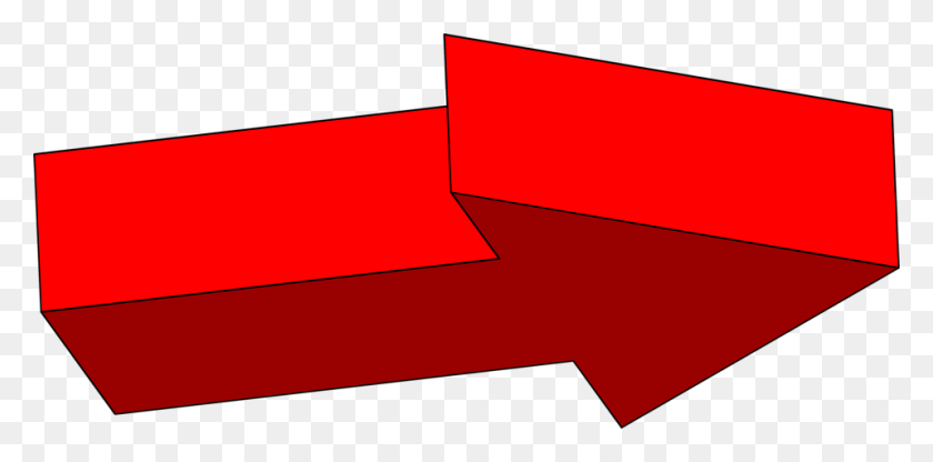 958x438 Arrow Red Free Stock Photo Illustration Of A Right Facing - Red Arrow Clip Art