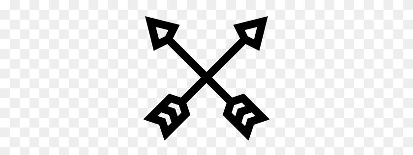 256x256 Arrow Symbol Outline - Arrow Sign PNG