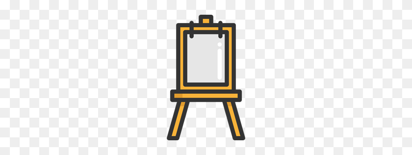 256x256 Art And Design, Tools, Tool, Paint, Art, Painting, Artistic, Easel - Easel Clip Art