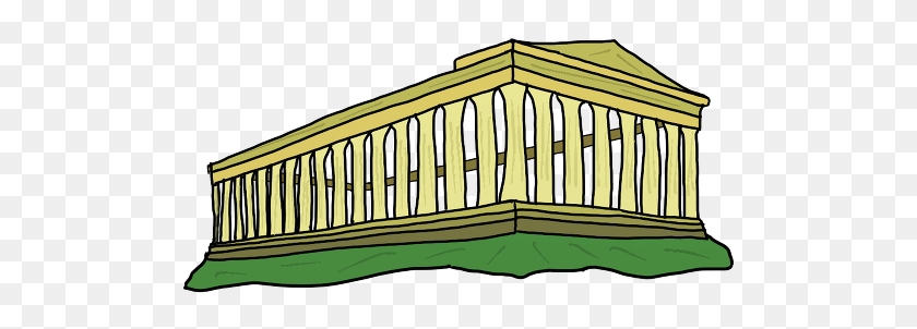509x242 Arte Arquitectura - Partenón Clipart