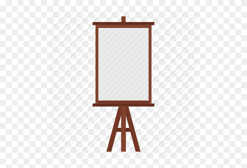 512x512 Art, Canvas, Drawing, Easel, Paint, Paper, School Icon - Easel PNG