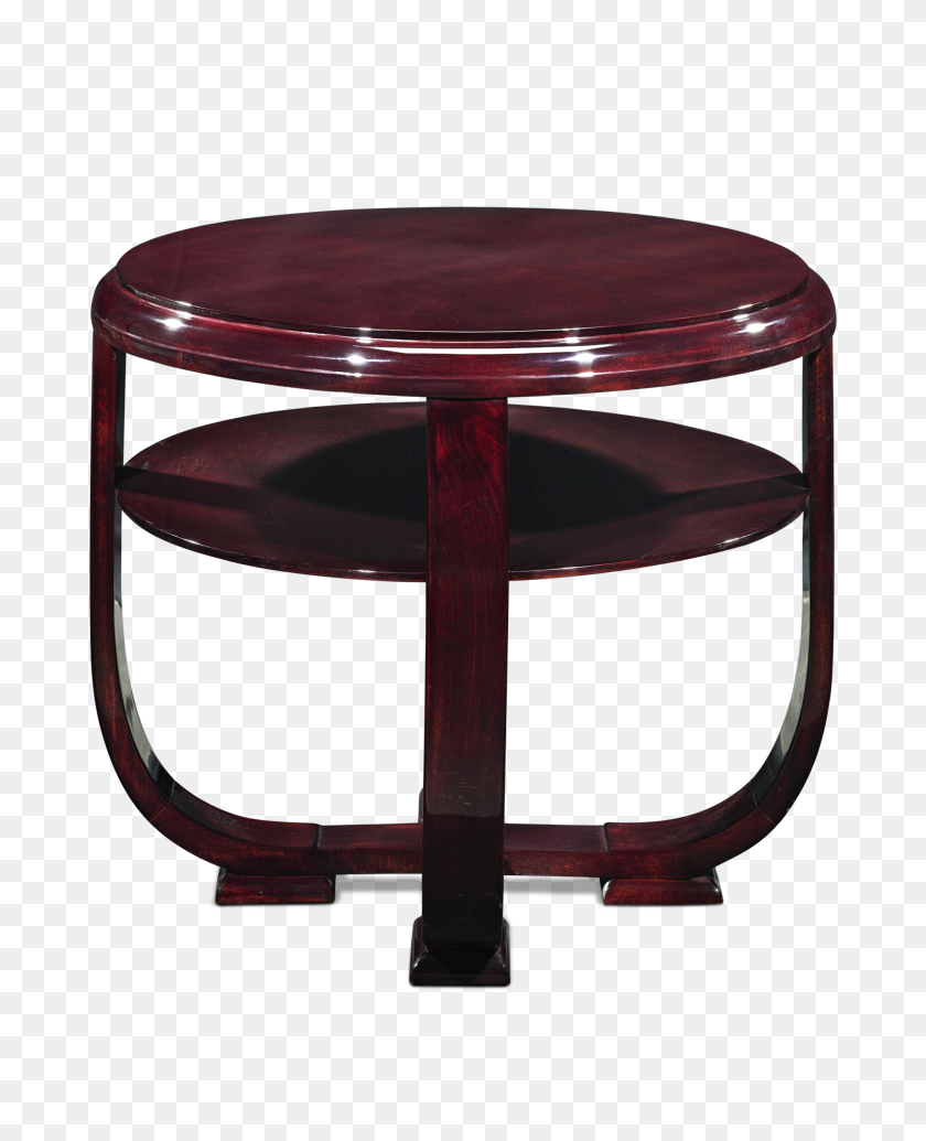 2000x2500 Art Deco Two Tier Coffee Table - End Table PNG