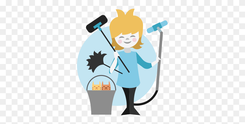 311x366 Art Of Clean Agency, House Cleaning Maid Service - Cleaning Clip Art