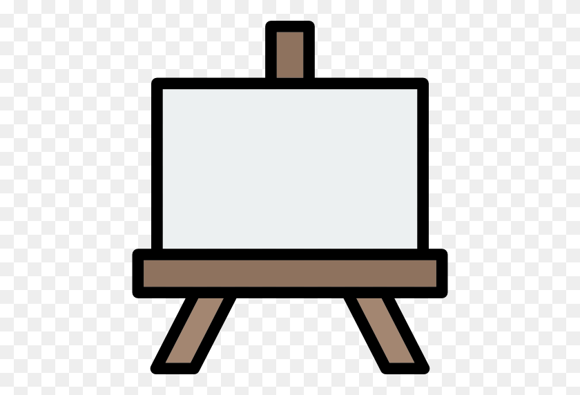 512x512 Art, Painting, Easel, Art And Design, Painter, Tools, Canvas - Easel Clipart