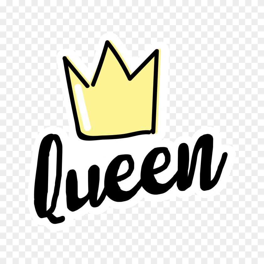 2896x2896 Art Tumblr Edit Sticker Queen Madewith - Queen PNG