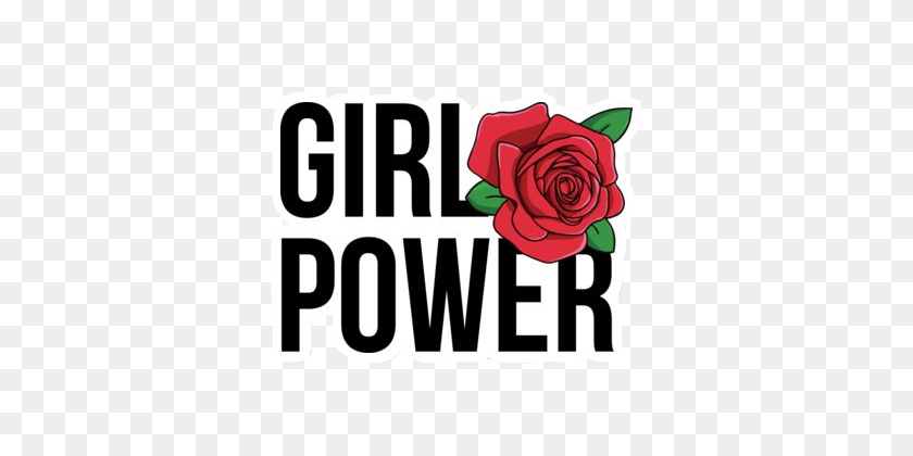 375x360 Arte Tumblr Girlpower Editar Etiqueta Engomada De Madewith - Girl Power Png