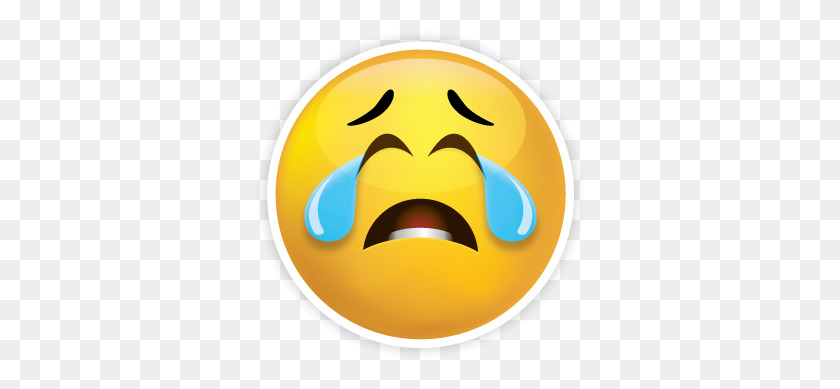 329x329 Arte Emoji, Emoji Faces - Sad Face Emoji PNG
