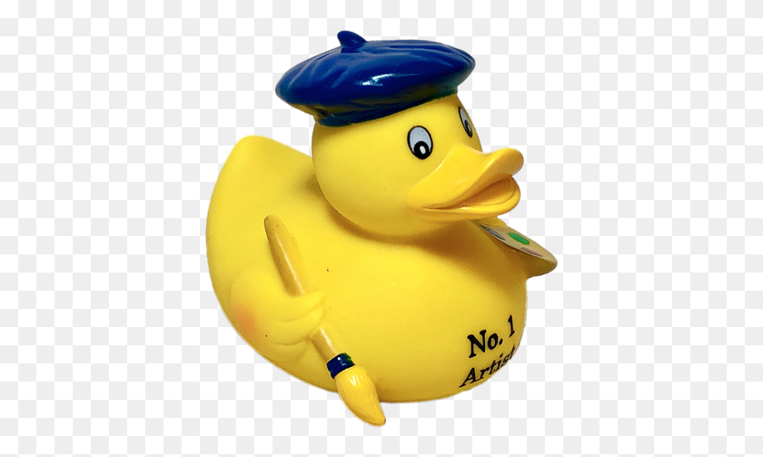 395x443 Artist Rubber Duck - Bath PNG