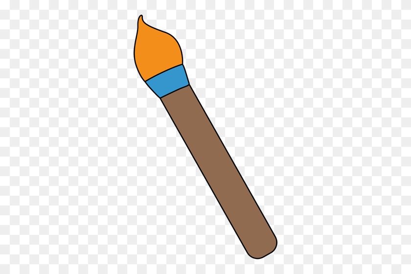 294x500 Artistic Clipart Painting Brush - Hoe Clipart