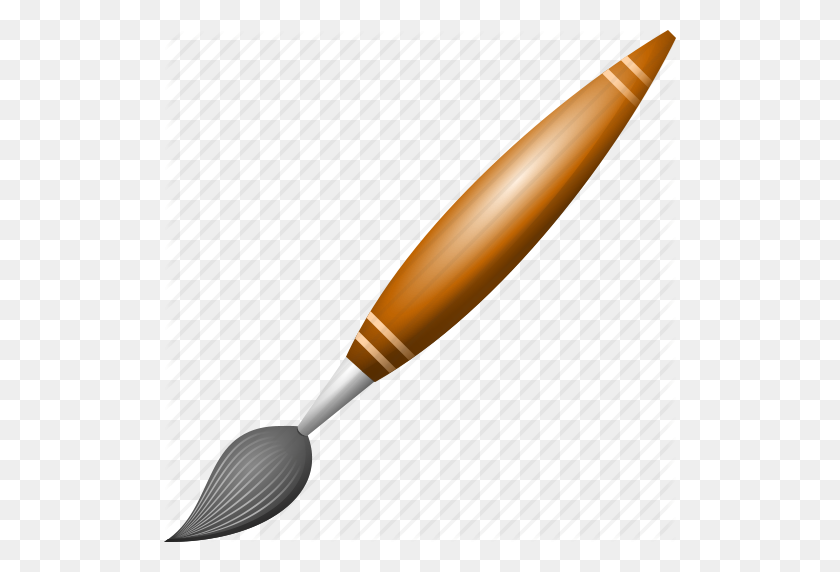 512x512 Artistic, Decoration, Draw, Drawing, Paint Brush, Paintbrush - Paint Brushes PNG