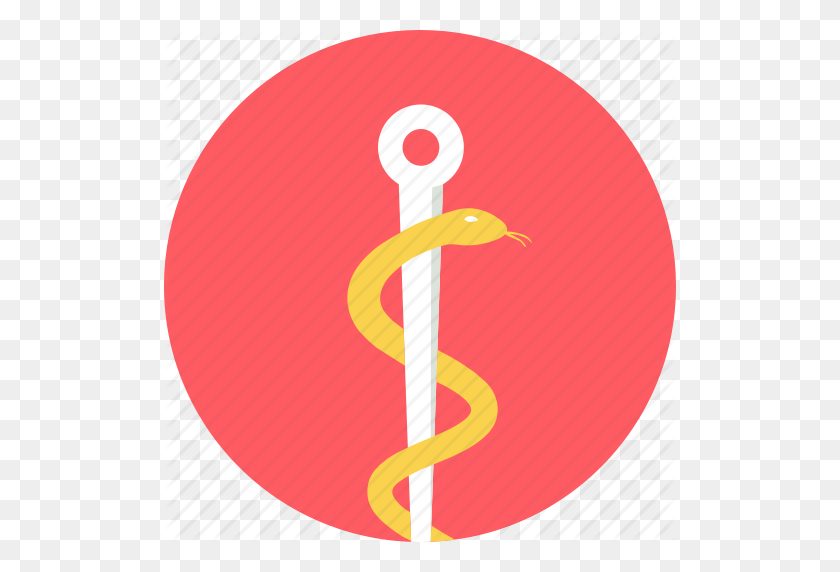 512x512 Asclepio, Salud, Cuidado De La Salud, Médico, Símbolo Médico Icono - Símbolo Médico Png