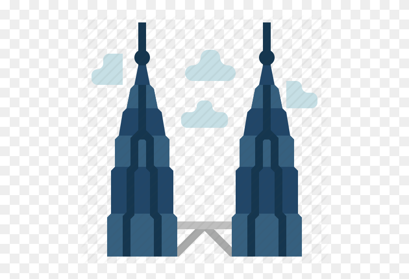 512x512 Asia, City, Country, Kuala Lumpur, Landmark, Malaysia, Petronas - Twin Towers Clipart