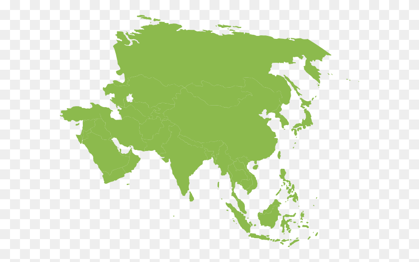 600x466 Asia Cliparts - Continents Clipart