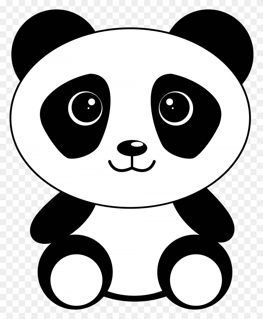 1872x2306 Asian Clipart Cute Panda - Tres Cerditos Clipart