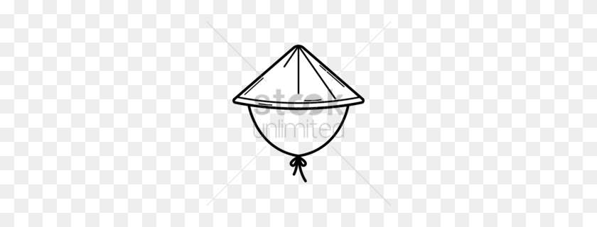 260x260 Asian Conical Hat Clipart - Sombrero Hat Clipart