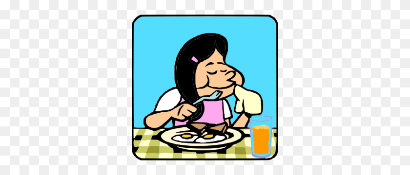 300x300 Asian Eating Clip Art - Person Eating Clipart