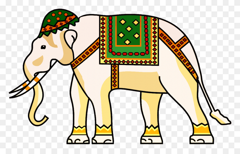 2221x1368 Elefante Asiático Clipart Ornamental - Elefante Clipart Png