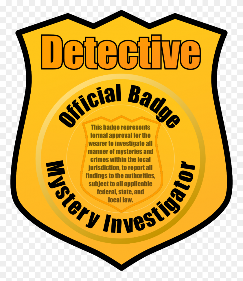 999x1166 Ask Good Behavoir Detective - Mystery PNG